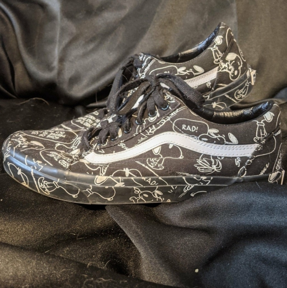 vans old skool purple black shoes W8 - Picture 4 of 4